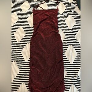 Red Amazon dress